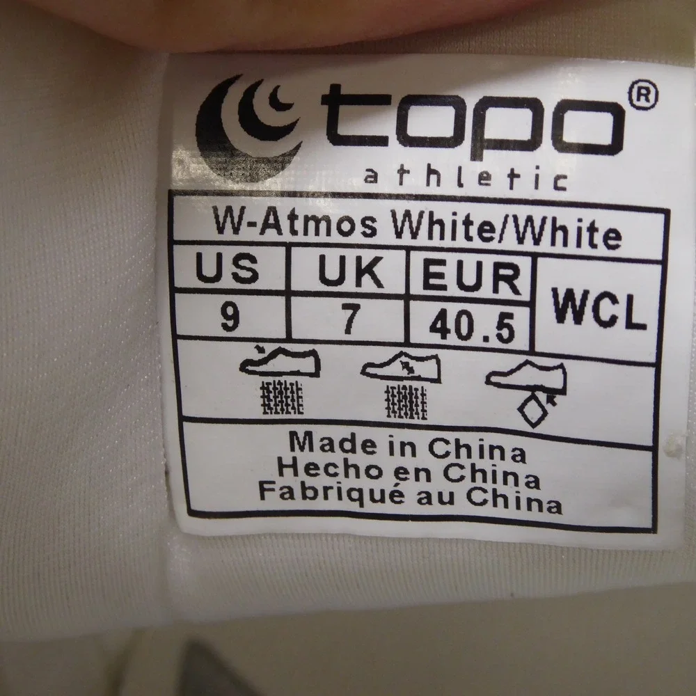 Topo Athletic Women Running Shoes White Atmos Road Cushioning 9